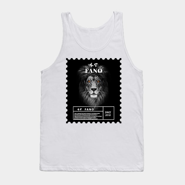 Fano-ፋኖ Tank Top by Amharic Avenue